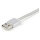 STARTECH.COM USB Lightning Kabel - USB-C Micro-B Laddekabel - 1m - geflochten - Silber - USB auf Lightning Kabel - USB zu USB C