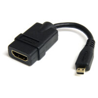 STARTECH.COM 12cm High-Speed HDMI Adapterkabel - HDMI auf...