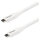 STARTECH.COM USB-C auf USB-C Kabel mit 5A Power Delivery - St/St - Weiss - 2m - USB 2.0 - USB-IF zertifiziert - USB Typ C Kabel