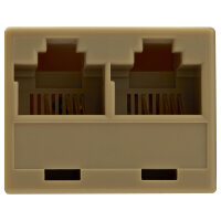 STARTECH.COM 2-to-1 RJ45 10/100mbps Splitter/Combiner - One adapter required at each end of the connection RJ45SPLITTER