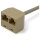STARTECH.COM 2-to-1 RJ45 10/100mbps Splitter/Combiner - One adapter required at each end of the connection RJ45SPLITTER