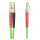 STARTECH.COM 15m LC zu LC UPC OM5 Multimode Glasfaserkabel Duplex LOMMF Zipcord 40G/100G LSZH LWL Verlegekabel/Patchkabel