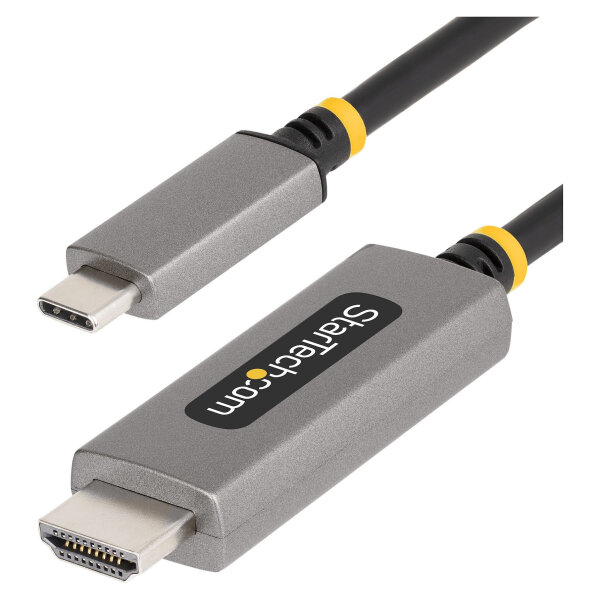 STARTECH.COM 3m USB-C HDMI Adapter Kabel 8K 60Hz 4K 144Hz HDR10 USB C zu HDMI 2.1 Videokonverter USB4/TB3/TB4 USB C auf HDMI Kabel