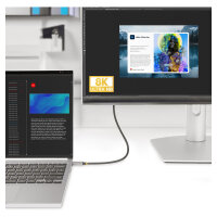 STARTECH.COM 3m USB-C HDMI Adapter Kabel 8K 60Hz 4K 144Hz HDR10 USB C zu HDMI 2.1 Videokonverter USB4/TB3/TB4 USB C auf HDMI Kabel
