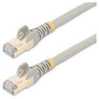 STARTECH.COM 5m CAT6a Ethernet Cable - Grey - RJ45 Snagless Connectors - CAT6a STP Cord - Copper Wire - Network Cable 6ASPAT5MGR