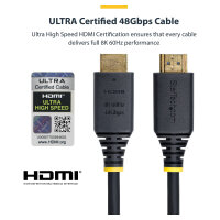 STARTECH.COM 5m Zertifiziertes Ultra High Speed HDMI Kabel 8K 60Hz und 4K 120Hz UHD HDMI 2.1 Kabel mit HDR10+ und eARC 48Gbps