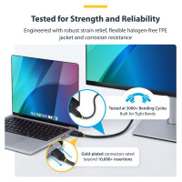 STARTECH.COM 5m Zertifiziertes Ultra High Speed HDMI Kabel 8K 60Hz und 4K 120Hz UHD HDMI 2.1 Kabel mit HDR10+ und eARC 48Gbps