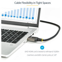 STARTECH.COM 3m Ultra High Speed HDMI Cable - 8K 60Hz - Certified HDMI Cable - HDMI 2.1 - 30 AWG
