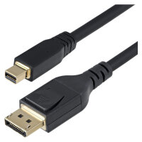 STARTECH.COM 3m Mini DisplayPort auf DisplayPort 1.4 Kabel 8K 60Hz/4K 120Hz HBR3 HDR Dunnes UHD mDP zu DP 1.4monitorkabel