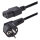 STARTECH.COM 3m 10ft Computer Power Cord 18AWG EU Schuko to C13 10A 250V Black Replacement AC PC Power Cord TV/Monitor Power Cable