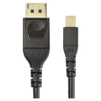 STARTECH.COM 1m VESA-certified Mini DisplayPort to DisplayPort 1.4 cable - 8K 60Hz HBR3 HDR - Super Slim UHD