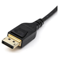 STARTECH.COM 1m VESA-certified Mini DisplayPort to DisplayPort 1.4 cable - 8K 60Hz HBR3 HDR - Super Slim UHD