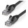 STARTECH.COM 2m LSZH CAT6 Ethernet Cable - 10 Gigabit 100W PoE RJ45 UTP Network Patch Cord Snagless - Black ETL Verified