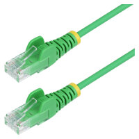 STARTECH.COM 1m Grunes Schlankes CAT6-Ethernet-Kabel Snagless RJ45 LSZH 28AWG Reines Kupfer Patchkabel/Netzwerkkabel