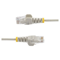 STARTECH.COM 1m CAT6 Cable - Grey Slim CAT6 Patch Cable - Snagless RJ45 Connectors - LSZH - 28 AWG Copper Wire