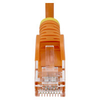 STARTECH.COM 1m Orange Schlankes CAT6-Ethernet-Kabel Snagless RJ45 LSZH 28AWG Reines Kupfer Patchkabel/Netzwerkkabel