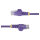 STARTECH.COM 1m Violett Schlankes CAT6-Ethernet-Kabel Snagless RJ45 LSZH 28AWG Reines Kupfer Patchkabel/Netzwerkkabel