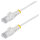 STARTECH.COM 10m Weisses Schlankes CAT6-Ethernet-Kabel Snagless RJ45 LSZH 28AWG Reines Kupfer Patchkabel/Netzwerkkabel