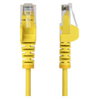STARTECH.COM 1,5m Gelbes Schlankes CAT6-Ethernet-Kabel Snagless RJ45 LSZH 28AWG Reines Kupfer Patchkabel/Netzwerkkabel