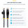 STARTECH.COM 3m CAT6 Cable - Black Slim CAT6 Patch Cable - Snagless RJ45 Connectors - LSZH - 28 AWG Copper Wire