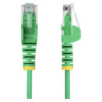 STARTECH.COM 3m Grunes Schlankes CAT6-Ethernet-Kabel Snagless RJ45 LSZH 28AWG Reines Kupfer Patchkabel/Netzwerkkabel