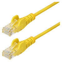 STARTECH.COM 50cm Gelbes Schlankes CAT6-Ethernet-Kabel...