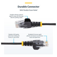 STARTECH.COM 5m Weisses Schlankes CAT6-Ethernet-Kabel Snagless RJ45 LSZH 28AWG Reines Kupfer Patchkabel/Netzwerkkabel