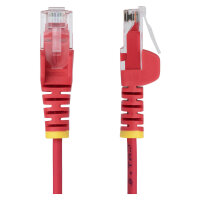 STARTECH.COM 50cm Rotes Schlankes CAT6-Ethernet-Kabel...