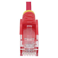 STARTECH.COM 50cm Rotes Schlankes CAT6-Ethernet-Kabel Snagless RJ45 LSZH 28AWG Reines Kupfer Patchkabel/Netzwerkkabel