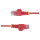 STARTECH.COM 50cm Rotes Schlankes CAT6-Ethernet-Kabel Snagless RJ45 LSZH 28AWG Reines Kupfer Patchkabel/Netzwerkkabel
