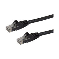 STARTECH.COM 1.5m CAT6 Cable - Black CAT6 Patch Cord - Snagless RJ45 Connectors - 24 AWG Copper Wire - Ethernet Cable