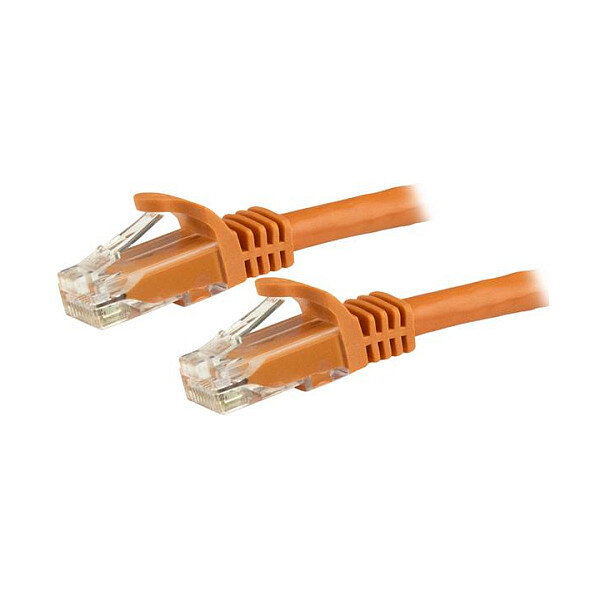 STARTECH.COM 1,5m CAT6 Kabel - orangenes CAT6-Patchkabel - Snagless-RJ45 - 24 AWG Kupferdraht - LAN - Ethernet N6PATC150CMOR