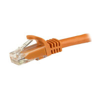 STARTECH.COM 1,5m CAT6 Kabel - orangenes CAT6-Patchkabel - Snagless-RJ45 - 24 AWG Kupferdraht - LAN - Ethernet N6PATC150CMOR
