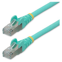 STARTECH.COM 50cm CAT6a Ethernet Cable Aqua Low Smoke...