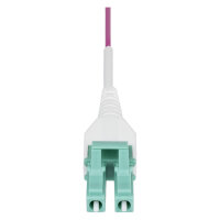 STARTECH.COM 1m LC-LC UPC OM4multimode Glasfaserkabel Erika Violett 50/125 40G/100G Uniboot LWL Patchkabel OFNR Kabel