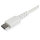STARTECH.COM RUSB2CC1MW USB-C Kabel 1m hochwertiges USB 2.0 Typ-C Datenbertragungs und Ladekabel St/St Weiss