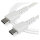STARTECH.COM RUSB2CC1MW USB-C Kabel 1m hochwertiges USB 2.0 Typ-C Datenbertragungs und Ladekabel St/St Weiss
