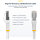 STARTECH.COM 5m Weisses CAT8 Netzwerkkabel Snagless RJ45 Patchkabel 25G/40G LAN Kabel 2000MHz 100W PoE++ S/FTP LSZH
