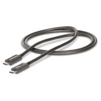 STARTECH.COM 1m Thunderbolt 4 Kabel 40Gbit/s 100W PD 4K/8K Video Intel-zertifiziert USB4/Thunderbolt 3/USB 3.2/USB C Kompatibel