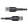 STARTECH.COM 15cm USB-A auf USB-C Ladekabel Laden & Synchronisieren 3A USB 2.0 TPE-Mantel Schwarzes USB Schnellladekabel