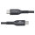 STARTECH.COM 15cm USB-A auf USB-C Ladekabel Laden & Synchronisieren 3A USB 2.0 TPE-Mantel Schwarzes USB Schnellladekabel