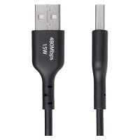 STARTECH.COM 1m USB-A auf USB-C Ladekabel USB-A auf Typ-C Schnellladekabel 3A USB 2.0 Datenubertragung Schwarz