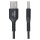 STARTECH.COM 1m USB-A auf USB-C Ladekabel USB-A auf Typ-C Schnellladekabel 3A USB 2.0 Datenubertragung Schwarz