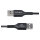 STARTECH.COM 1m USB-A auf USB-C Ladekabel USB-A auf Typ-C Schnellladekabel 3A USB 2.0 Datenubertragung Schwarz