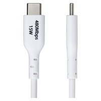 STARTECH.COM 1m USB-A auf USB-C Ladekabel USB-A auf Typ-C Schnellladekabel 3A USB 2.0 Datenubertragung Weiss