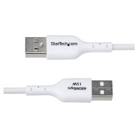 STARTECH.COM 1m USB-A auf USB-C Ladekabel USB-A auf Typ-C Schnellladekabel 3A USB 2.0 Datenubertragung Weiss