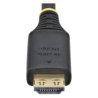 STARTECH.COM 5m High Speed HDMI Kabel mit Griffsteckern 4K 60Hz und 1440p 144Hz 18Gbps UHD HDMI Arc-eArc Kabel mit TPE-Mantel