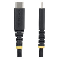 STARTECH.COM 2m USB-C Ladekabel 60W 3A PD Zweischichtige geflochtene Nylon-TPE-Hulle Robustes USBC Laptop-Handy Ladekabel USB 2.0