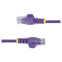 STARTECH.COM 2,5m Violett Schlankes CAT6-Ethernet-Kabel Snagless RJ45 LSZH 28AWG Reines Kupfer Patchkabel/Netzwerkkabel