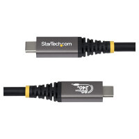 STARTECH.COM 50cm USB4 Kabel 80Gbps USB-IF-zertifiziertes USB-C Ladekabel 240W 8K 120Hz-4K 240Hz DP2.1monitorkabel Thunderbolt 4
